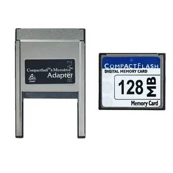 128MB CompactFlash Kartica CF Memory Card + Compact Flash Kartica u PC PCMCIA Čitač kartica CompactFlash Microdrive Adapter