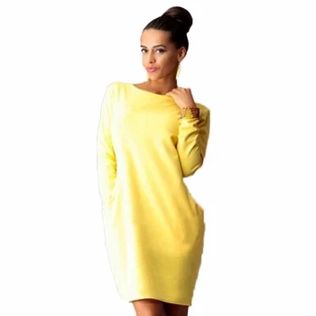 2021 Moda Jesen Dress Žene Mini Haljina S Džepovima Tanak Paket Hip Bodycon Dress Dame Rad Ureda Haljina Vestido