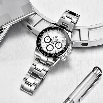 PAGANI DESIGN 2020 nove muški satovi Kvarcni poslovne satovi muški satovi su najbolji brand luksuznih satova muški kronograf Relogio Masculino