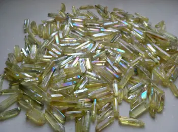 1/4lb 25-30шт Титановая ohrabrujuće aura Лемурийское sjeme quartz crystal točka