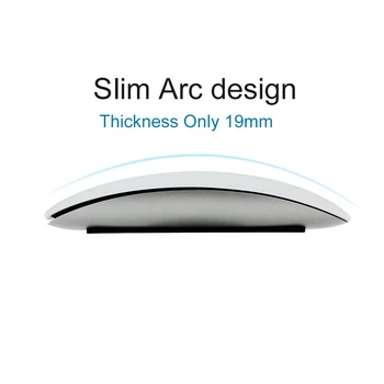 Bluetooth 5.0 bežični miš Magic Punjive Ultra-thin Laser Silent Arc Touch Mause ergonomski prijenosni miš za Apple Mac PC