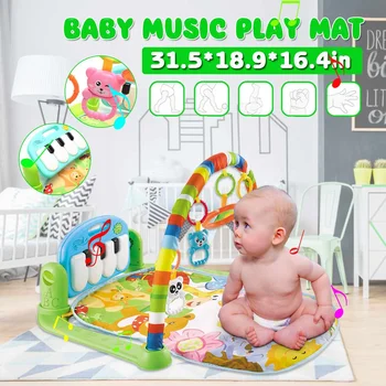 3 in1 Music Baby Play Mat teretana novorođenog djeteta glazbeni klavir Play Mat deka dječje aktivnosti tepih repens mat dječji sag