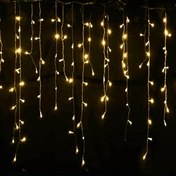 3.5 m Božićno гирлянда LED zavjese сосулька gudačkih svjetla IP44 vodootporan dvorište ulica shopping centar vijenci vanjski ukrasni nevjerojatan svjetlo