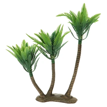 Zeleni plastični model stabala izgled tropska šuma vlak Palma diorama krajolik za dom Vanjski vrt dekor