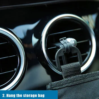 Vrući višenamjenski automobil džep auto otvore karte mobilni telefon i torbu za pohranu mala torba DO2