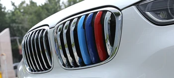 14шт prednja maska poklopac uređenje uređenje za BMW X1 F48 2016 2017 ABS kromirani dodaci stil auto novi upis
