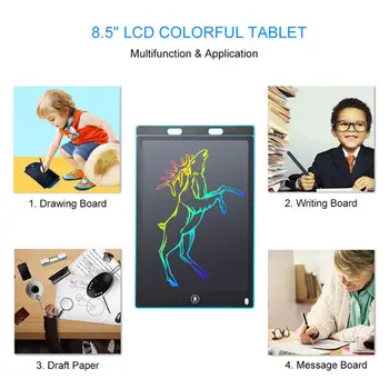 Kids Toy Tablet Draw Big Svjetlo Luminous Drawing Board In Dark Magic With Fluorescent Pen Children Educational Toy 4.4
