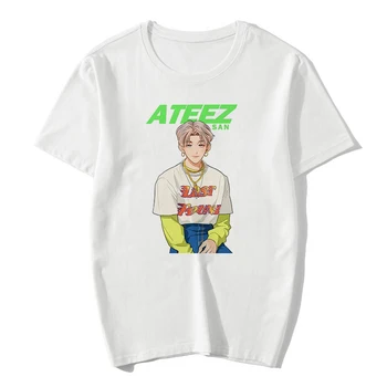 ATEEZ women T shirt Harajuku Korean Style T Shirt Sleeve Fashion E Girl Top GothicAesthetic Ženska odjeća ljeto kratkih rukava