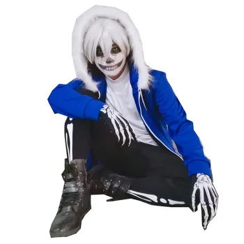 2019 Undertale Sans cosplay hoodies cool kostur Cos plavo kaput Halloween cosplay odijelo uniseks jakna