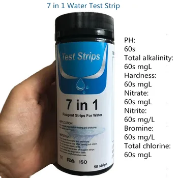 50шт/7 boca u 1PH test traka PH papirnati tester test trake vode brom klor mjerni alat, alkalna kiselina 40% popusta