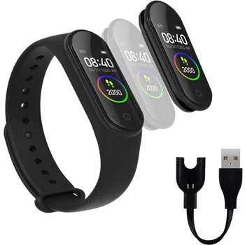 Pametna narukvica monitor krvni tlak fitness tracker Smartwatch Sport vodootporan M4 Smart Band za ios, android clock
