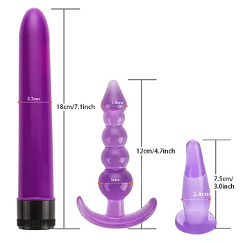 Vibrator analni igračke žele analni analni čep vibrator i prst analni seks igračke za žene i muškarce,odrasla anal plug sex proizvod