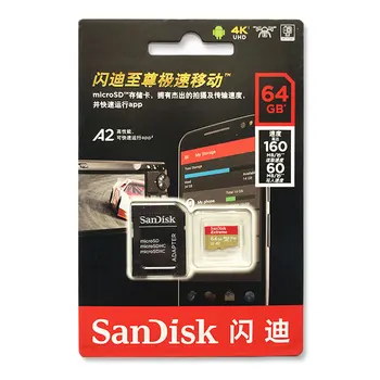 SanDisk Ultra A1 Microsd memorijska kartica 256GB 128GB 64GB 32GB, 16GB microSDHC / SDXC UHS-I U3 V30, TF kartica micro sd cartao de memoria