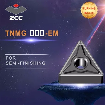 Umetanje CNC 10 kom./lot TNMG160404-EM TNMG160408-EM tokarenje reznih alata sa premazom od цементированного karbida tokarenje umetanje završiti čelika