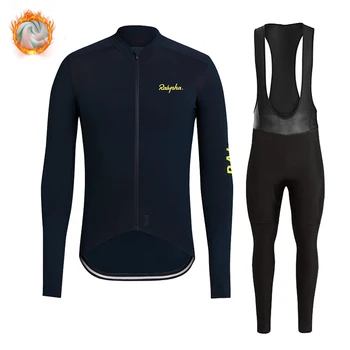 2021 Ralvpha nova zimska biciklistička odjeća s dugim rukavima termalni runo Man MTB Bike Odjeca Wear Maillot Ropa Ciclismo Invierno