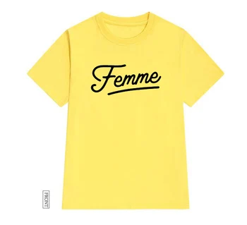 Femme Women tshirt Casual Cotton Hipster Funny t-shirt For Lady Yong Girl Top Tee Drop Ship ZY-241
