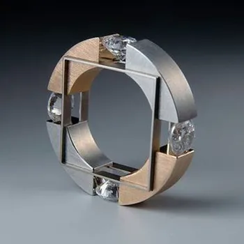 LETAPI 2020 New Design Silver Color Charms Square AAA CZ Stone Silver Color Jewelry Svadbeni Vjenčanja vjenčani prsten za žene