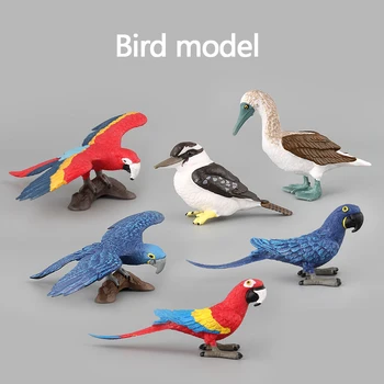6 stilova akcija i igračka slika Biljni i životinjski svijet ptica, životinja simulacija PVC model naplativa lutka slika kolekcija za bebe Djeca dar