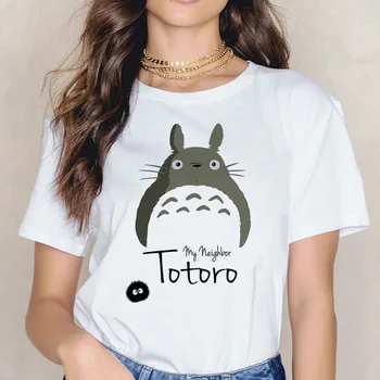 Totoro Mike Miyazaki Hayao crtani ženska odjeća femme anime duh daleko majica studio Ghibli majica anime japanski žene