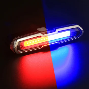 USB Punjiva prednji stražnji Biciklistička fenjer litij baterija LED bicikl dugo svjetlo biciklistička kaciga svjetlo lampe nosač bicikla pribor