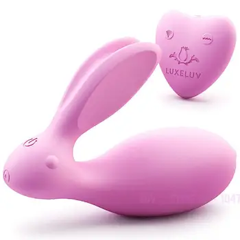 WOWYES bežični daljinski upravljač Rabbit vibrator Daul Motor G-Spot klitoris vibrator sextoy strapon vibrador seks-igračke za žene.