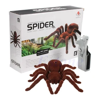 Dijete je dar daljinski upravljač zastrašujuće grozan mekani plišani pauk ic RC Tarantula igračka