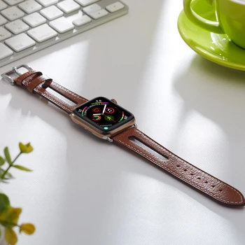 Zrnati koža zamjena za apple watch band 44 mm Iwatch series 5 4 3 2 1 pribor 42 mm 38 mm 40 mm remen petlja narukvica remen