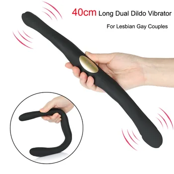 Seks dvostruki dildo vibrator G Spot Vagina prostata klitoris stimulans vibratori guza anal masturbator seks igračke za lezbijke žene