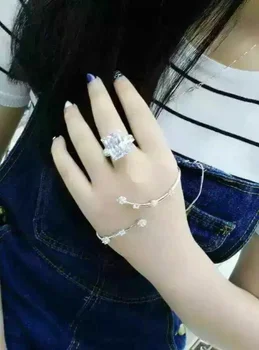 Jedinstvena Eiffelov toranj obećanje prsten srebrna boja 8ct AAAAA Sona Cz angažman zaručnički prsten prsten za žene svadbeni nakit