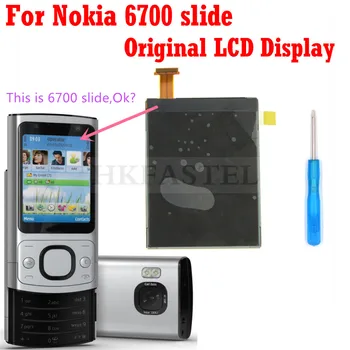 HKFASTEL novi originalni zaslon mobitela Nokia 6700s 6700 slide Mobile Phone LCD screen digitizer display Tools Free