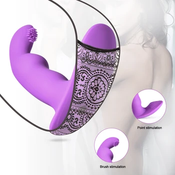 Nevidljivi vibrirajuće gaćice vaginalni vibrator na klitoris silikon leptir nosive vibratori G spot adult sex igračke za žene