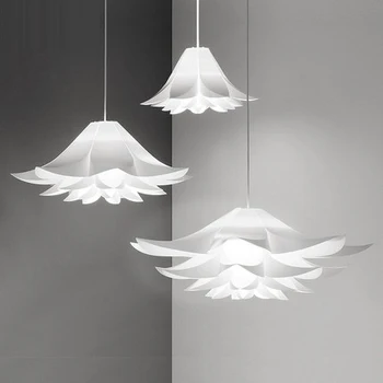 Nordic Modern Minimalist Led 110-240v 55cm/70cm/85cm E27 Art Pendant Lamp Decoration Lighting For Home/bar Lily Pp Suspension