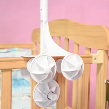 Dječja igračka polica bijela beanbag nosač skup novorođene krevetić kreće krevet zvono igračka nosač ruke dolje sportski muzička kutija
