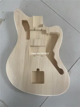 Tvorničke ravno od drveta lipe kolač električnu gitaru telo DIY možete prilagoditi i mijenjati u skladu sa zahtjevima