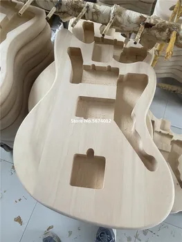Tvorničke ravno od drveta lipe kolač električnu gitaru telo DIY možete prilagoditi i mijenjati u skladu sa zahtjevima