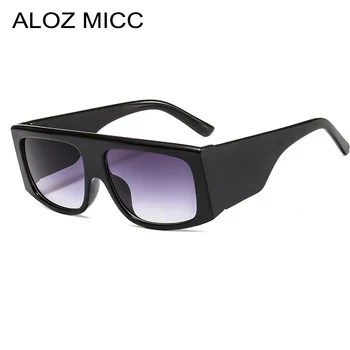 ALOZ MICC Fashion Square ženske sunčane naočale marke prevelike velike rimless gospodo gradijent ispunjava sunčane naočale ženske nijanse UV400 Q666