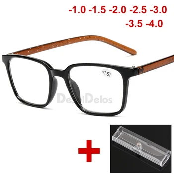 Naočale za čitanje Muškarci Žene pravokutnik dalekovidnost Пресбиопические naočale naočale su unisex staklo 1.0 1.5 2.0 2.5 3.0 3.5 4.0 sa kutijom