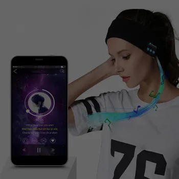 Bežični Bluetooth Glazbeni Telefon Joga Beg Prozračni Elastični Sportski Sweatband Оголовье Slušalice