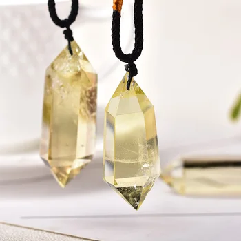 1pc prirodni topaz ametist fluorit quartz Crystal sat ogrlica čakra liječenje muškarci i žene modni nakit jednostavan poklon