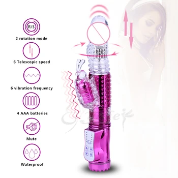 6 Speed G spot realan dildo vibrator ženski masturbator klitoris stimulans erotske sex igračke za žene intimni seks igračke