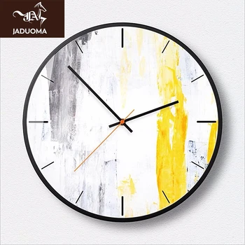 JADUOMA 3D Veliki zidni sat apstraktna umjetnost zidni satovi veliki veličina kreativna moda dekorativni satovi moderni dizajn za uređenje doma