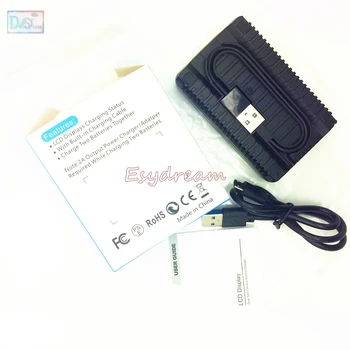 EN-EL14 LCD Dual USB Charger for Nikon D3300 D3400 D5500 D5300 D5200 P7000 P7100 P7700 P7800 Replace MH-24 EN-EL14A EN EL14A