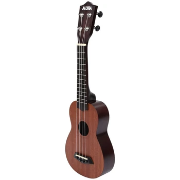 ALOHA 21 inčni ukulele novak Sopran ukulele сапеле Drvo 4 žice gitare mahagoni vrat tanak tuning klin