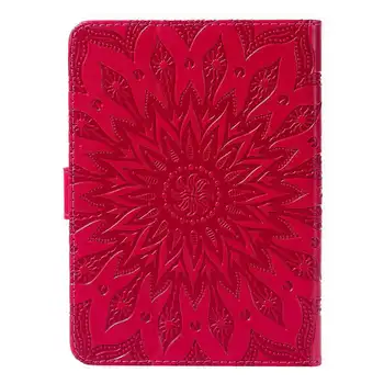 Sun Embossed PU Leather Case for New Paperwhite 4 2018 10th generation Cover for Amazon Kindle Paperwhite 1 2 3 4 case+Film+Pen