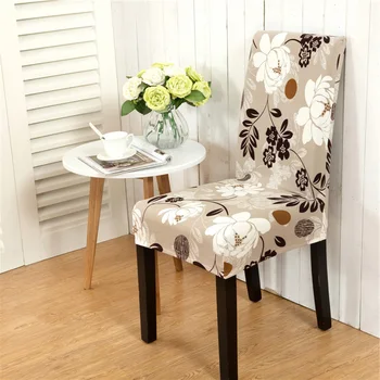 1/2/4/6pcs kuhinja navlake za stolice protežu presvlake za sjedala stolica Slipcover Chair House De Chaise namještaj pokriva siva presvlake za stolice