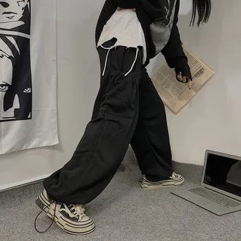 Harajuku stil cool sportske hlače 2020 jesen punk hlače-teretni za žene besplatan plus size Ženske hlače sve Utakmicu tkanina