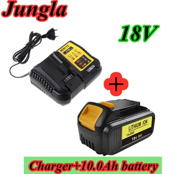 18V 10.0 Ah MAX Battery power tool zamjena električni alat za DeWalt DCB184 DCB181 DCB182 DCB200 18V Battery+Li-Ion Battery Charger