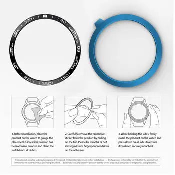 Za Garmin Fenix 5 Sati oštrica prsten od nehrđajućeg čelika plastičnom jedinica za mjerenje vremena ljepljive poklopac za zaštitu od ogrebotina prsten