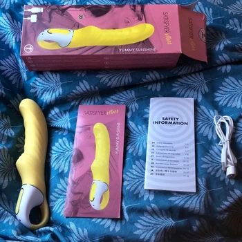Njemačka Satisfyer Vibes Ukusan Sunshine Silikonska vodootporna USB punjenje ženska seks igračka dildo za žene g-spot vibrator rabbit