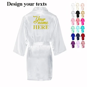 C&Fung quick custom Personalized bride robes Svadbeni gorgeous robe Bachelorette party favors gifts braidsmaid sluškinju of honor robes